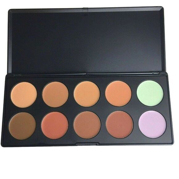 City Color 10 Color Foundation & Concealer Palette Corrector Cruelty Free - Picture 1 of 2